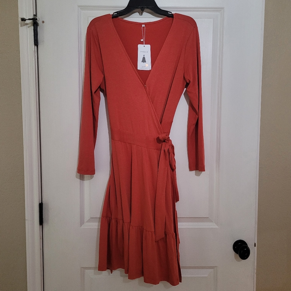Zesica wrap dress NEW with tags